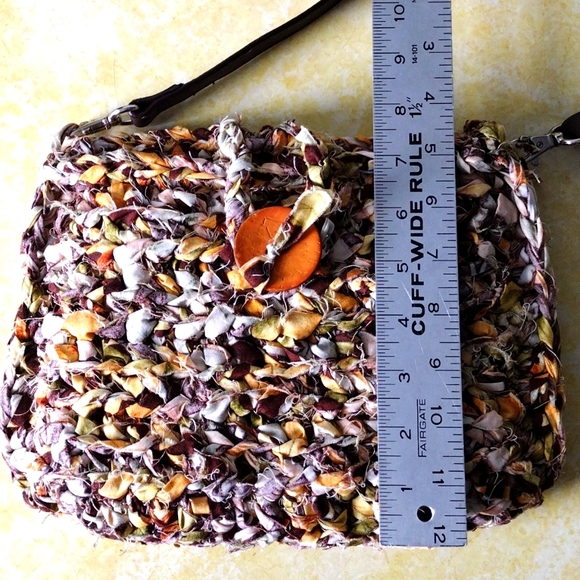 Crocheted Rag Purse - Picture 7 of 9